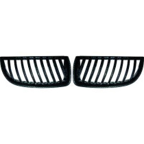 BMW 3-Serie E90/E91 05-08 Kolfiberlook Sportgrill / Njurar DIEDERICHS